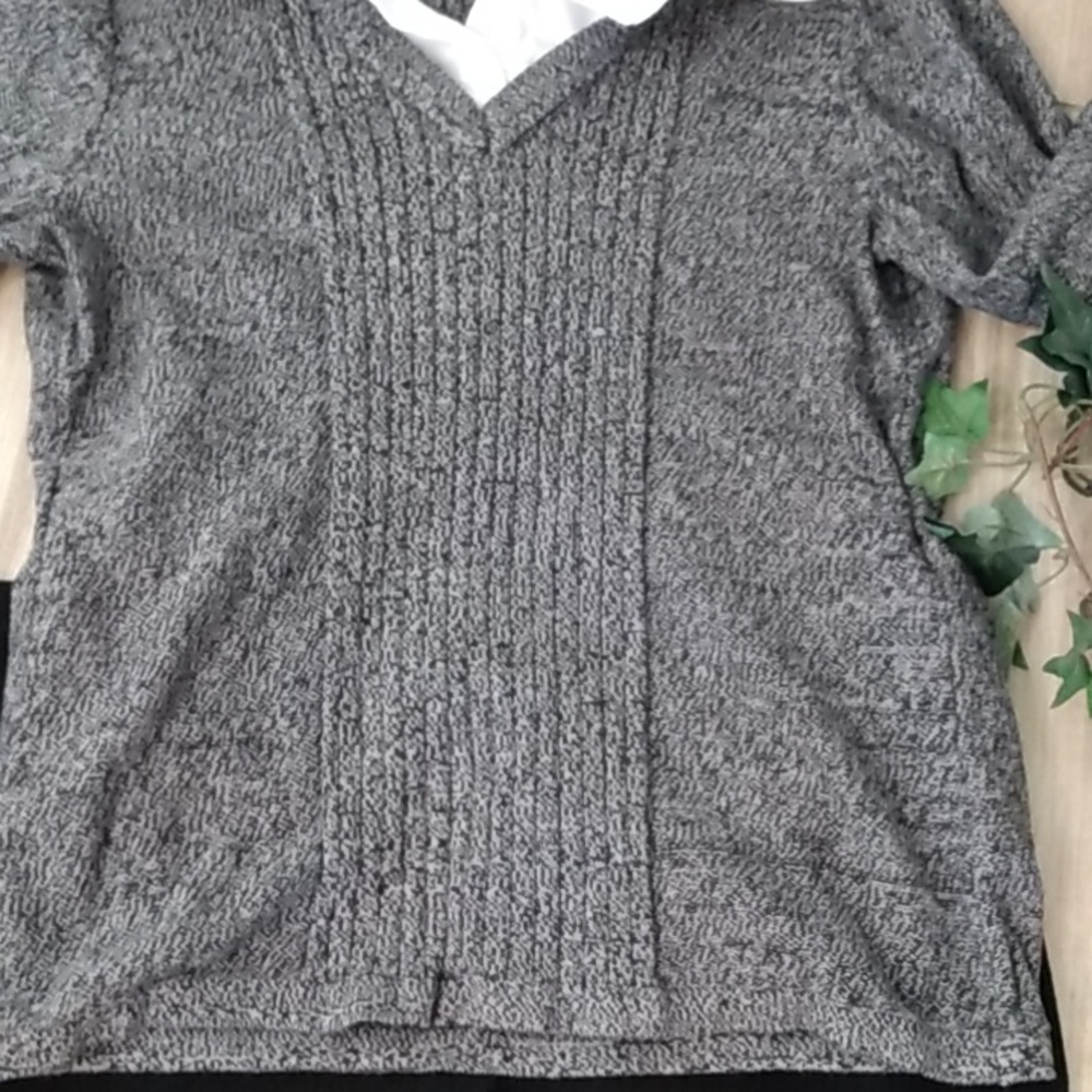 Notations layered sweater - Picture 2 of 9